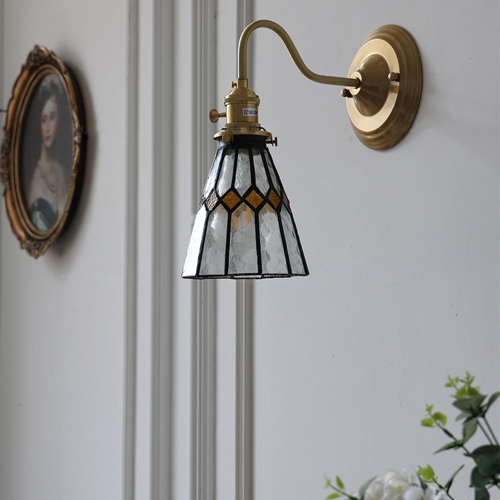 Aplique de Pared de Vidrio Vintage para Sala de Estar – Lámpara de Pared Elegante 5