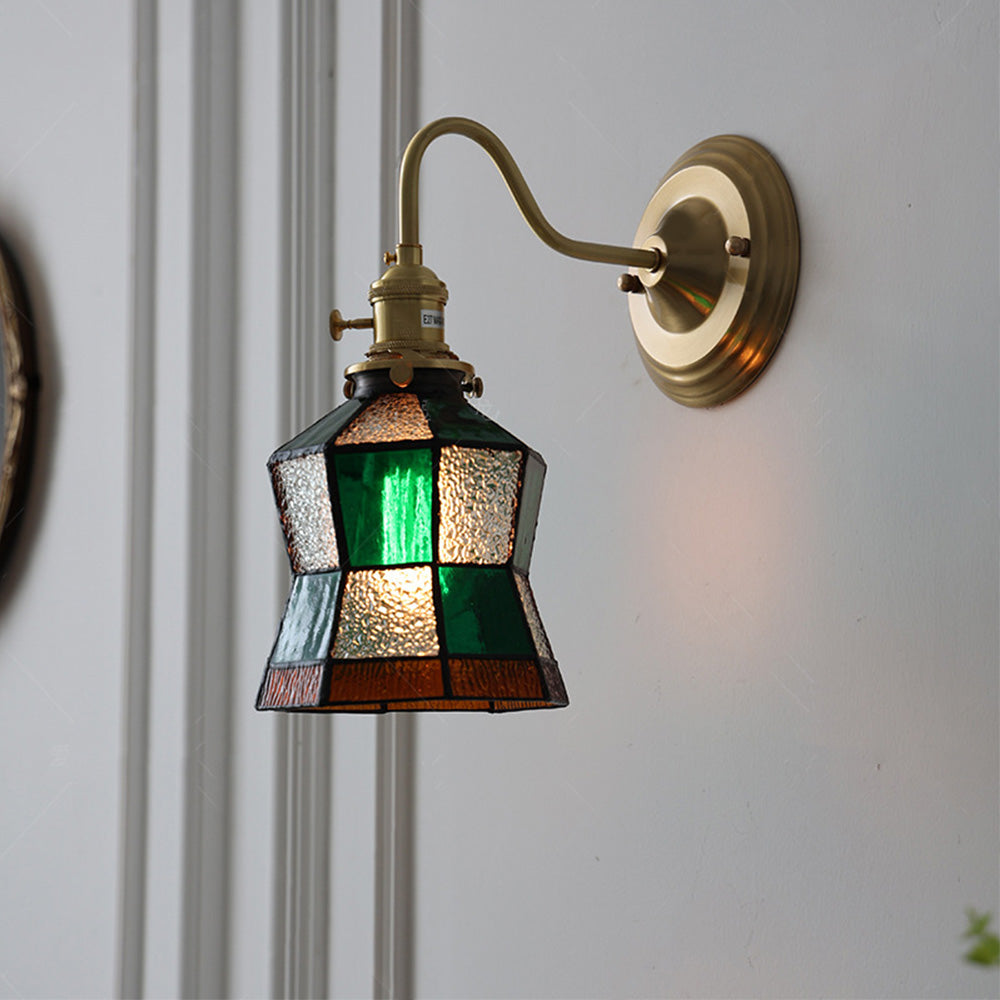 Aplique de Pared de Vidrio Vintage para Sala de Estar – Lámpara de Pared Elegante 9