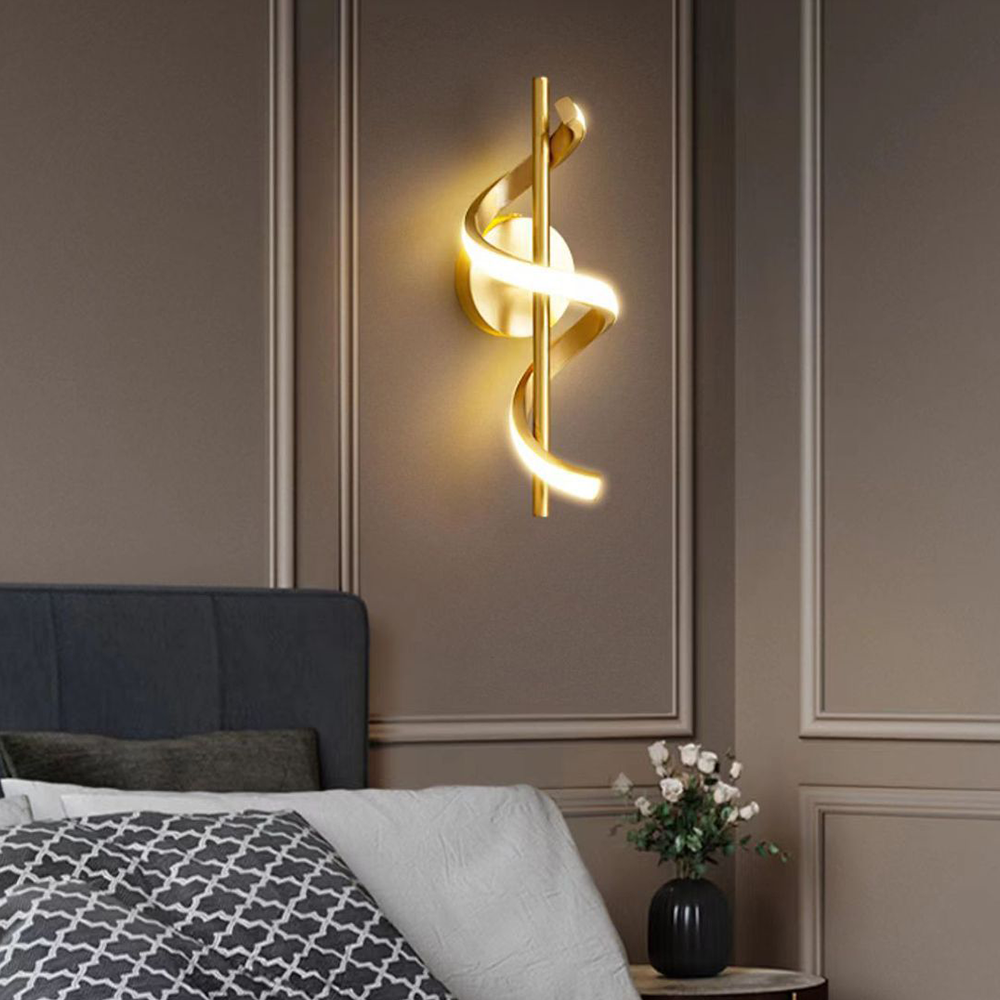 Aplique de Pared para Dormitorio con Luz Regulable y Diseño Elegante 0