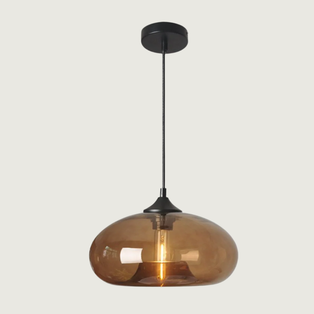 Olria - Lámpara Colgante de Vidrio Colorido para Comedor – Diseño Único y Artístico
