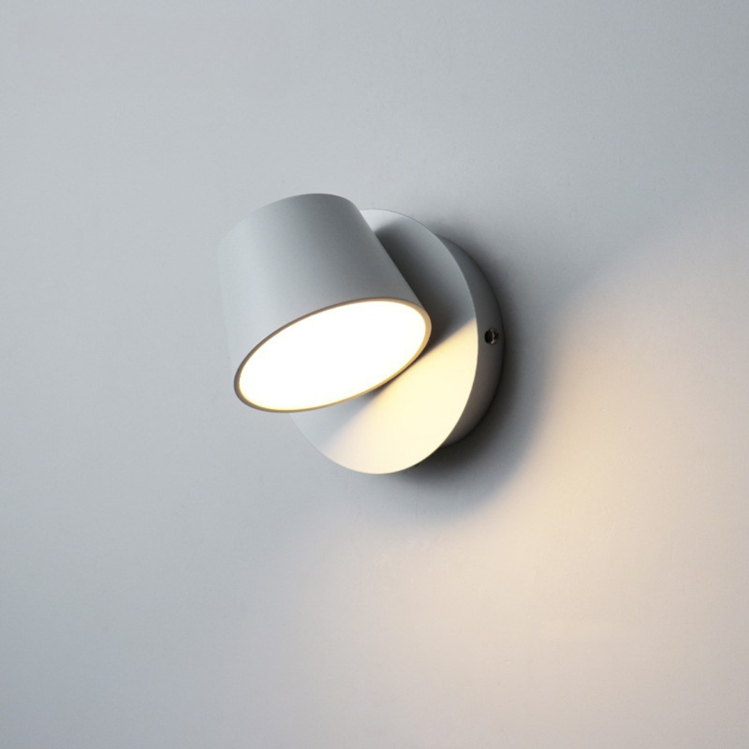 Lumor: Aplique de Pared Moderno Cilíndrico de Metal para Espejo