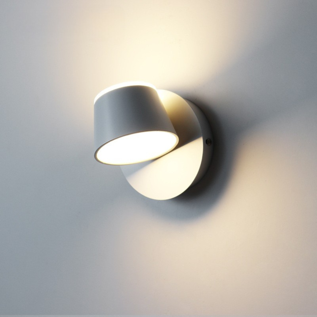 Lumor: Aplique de Pared Moderno Cilíndrico de Metal para Espejo