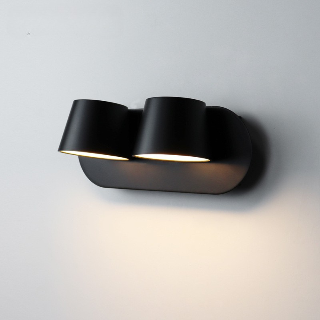 Lumor: Aplique de Pared Moderno Cilíndrico de Metal para Espejo