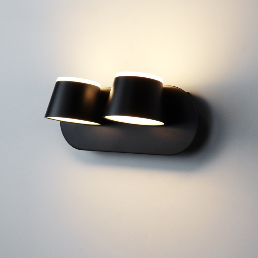 Lumor: Aplique de Pared Moderno Cilíndrico de Metal para Espejo