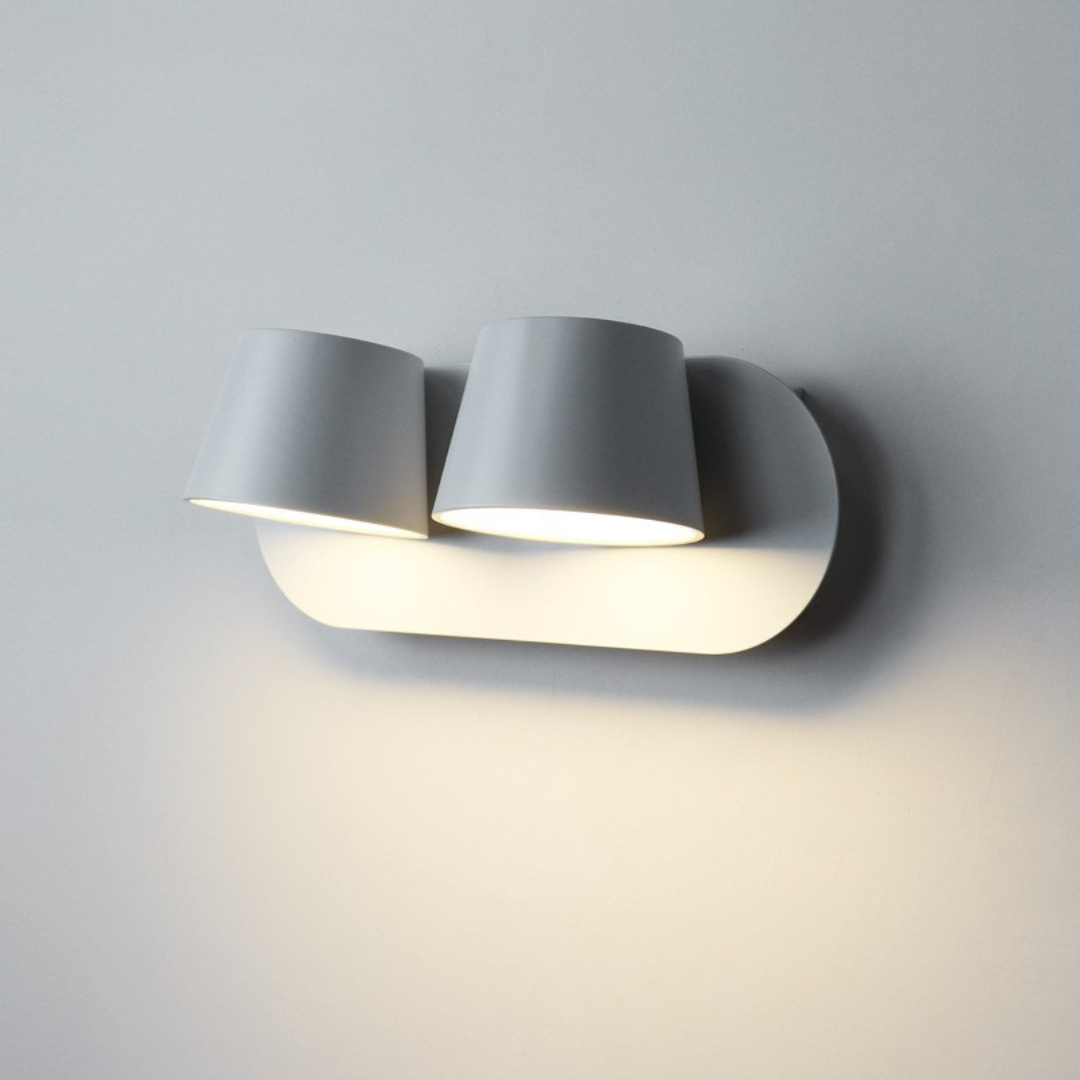 Lumor: Aplique de Pared Moderno Cilíndrico de Metal para Espejo