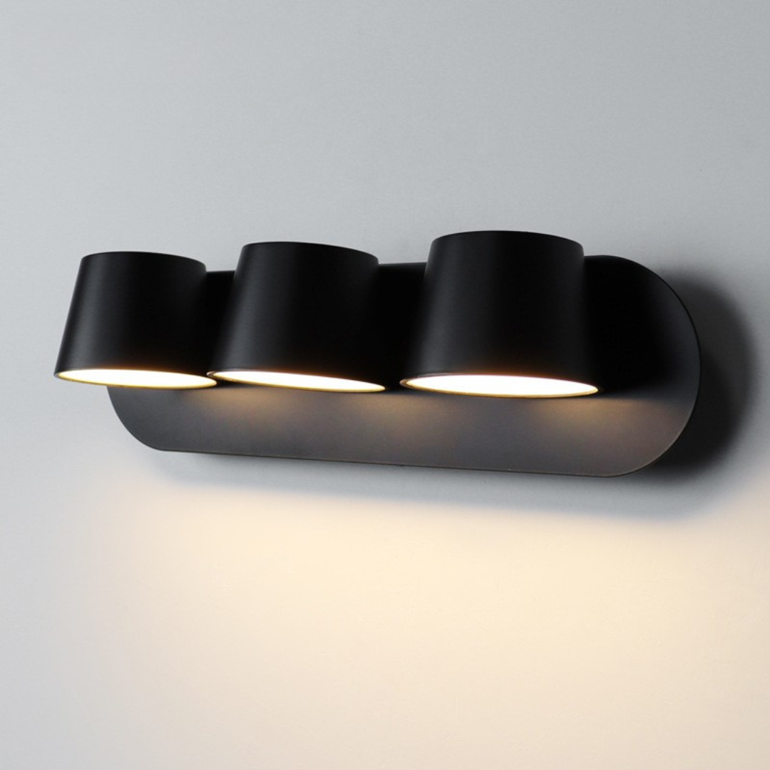 Lumor: Aplique de Pared Moderno Cilíndrico de Metal para Espejo