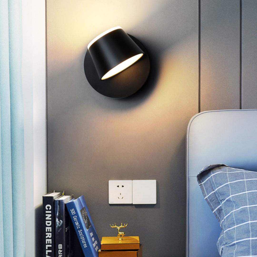 Lumor: Aplique de Pared Moderno Cilíndrico de Metal para Espejo