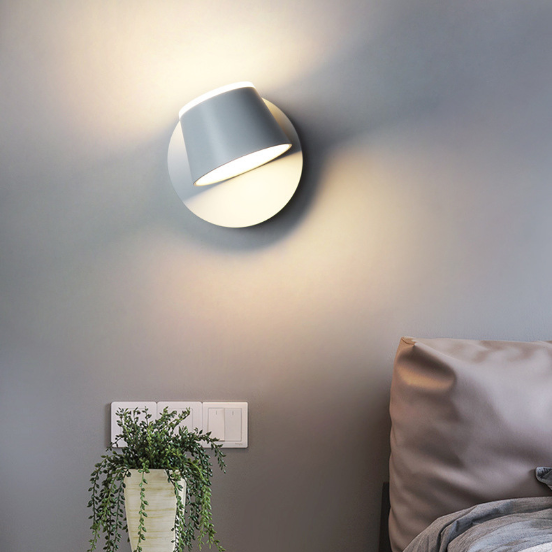 Lumor: Aplique de Pared Moderno Cilíndrico de Metal para Espejo
