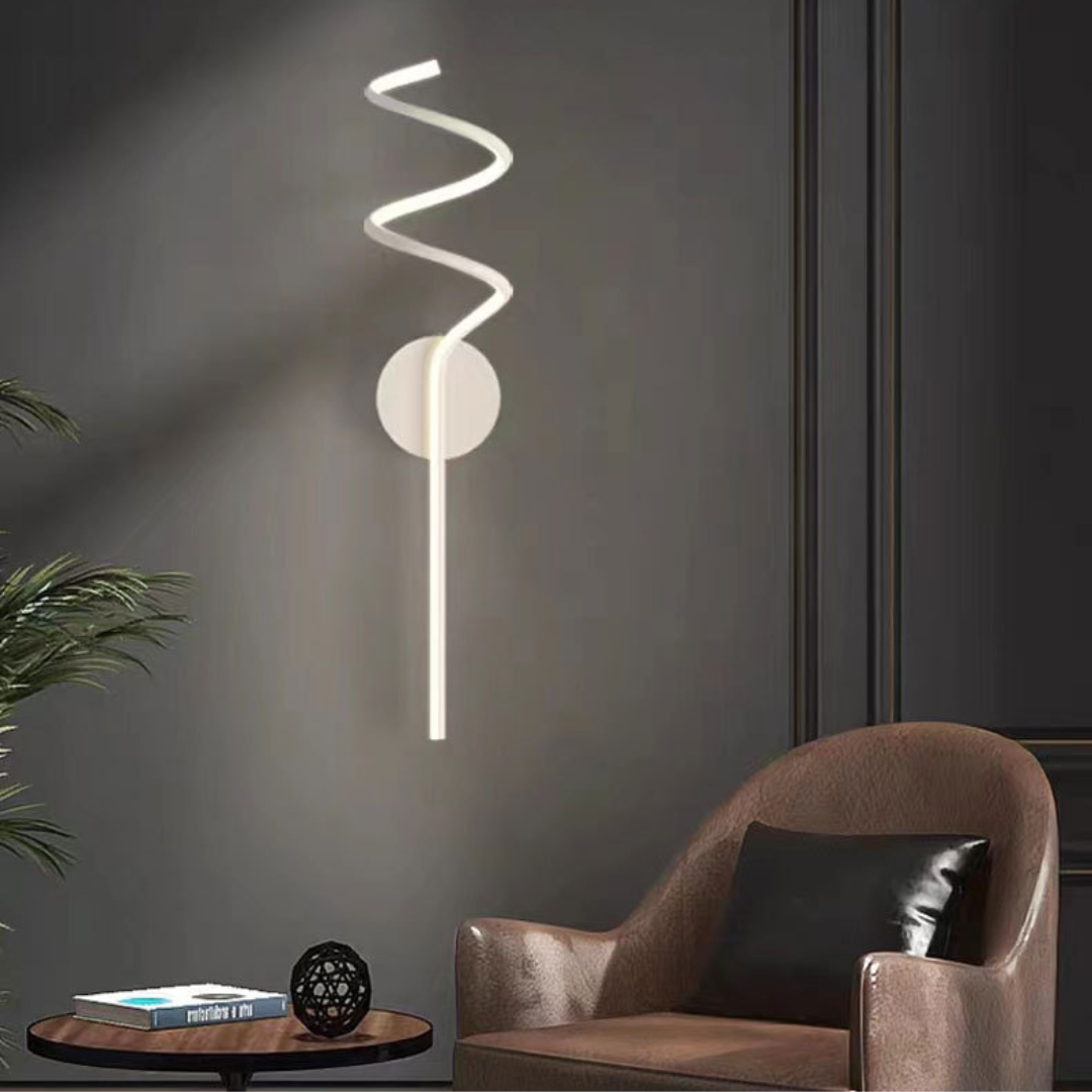 Vortix: Aplique de Pared Moderno LED con Diseño Espiral Astroclaro