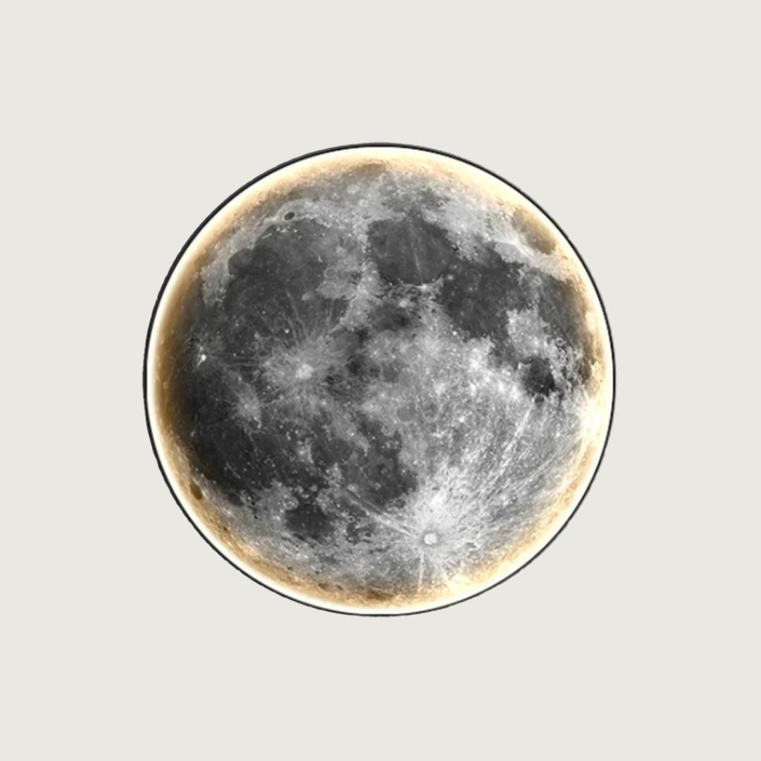 Lucéleste – Lámpara de Pared LED Luna y Tierra