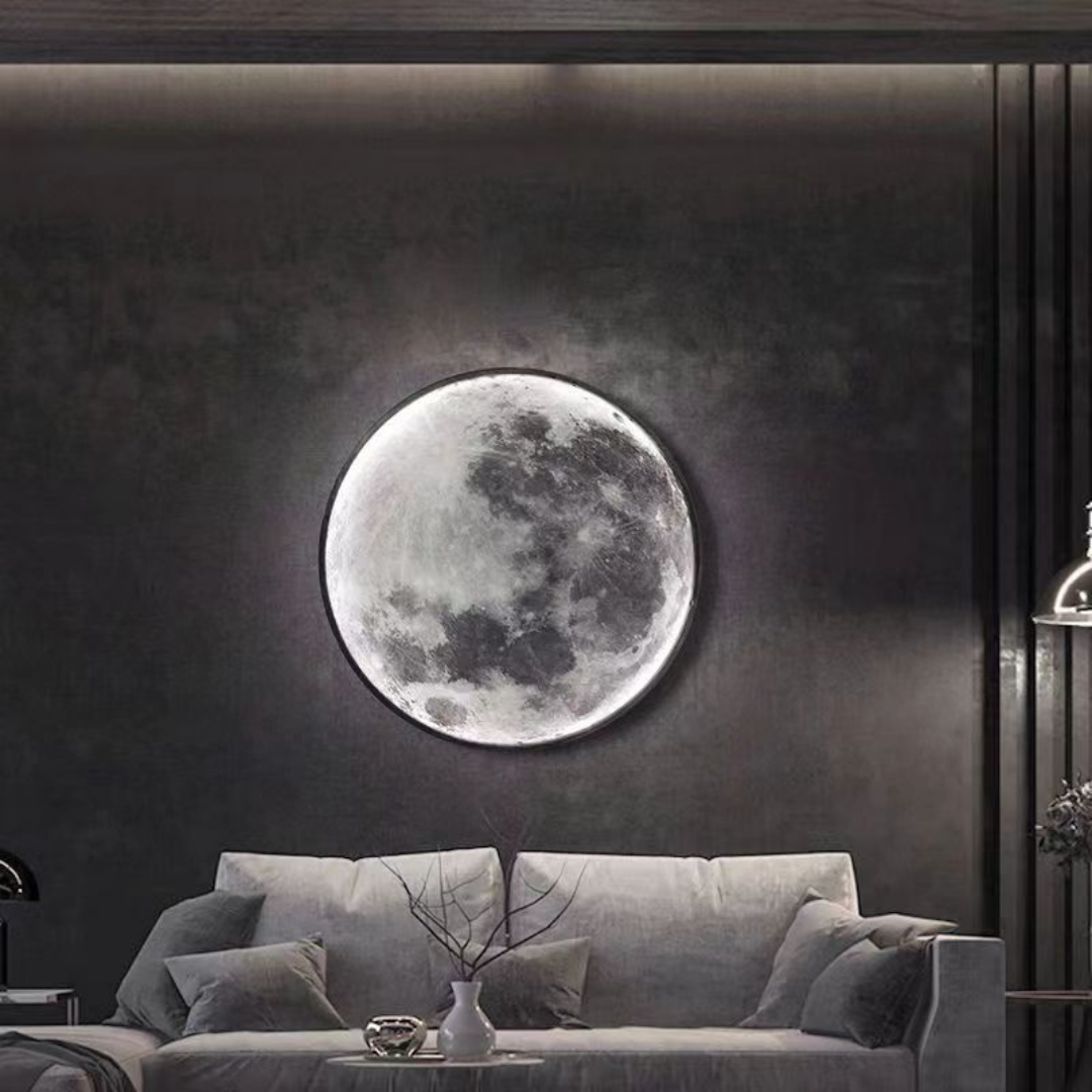 Lucéleste – Lámpara de Pared LED Luna y Tierra Astroclaro