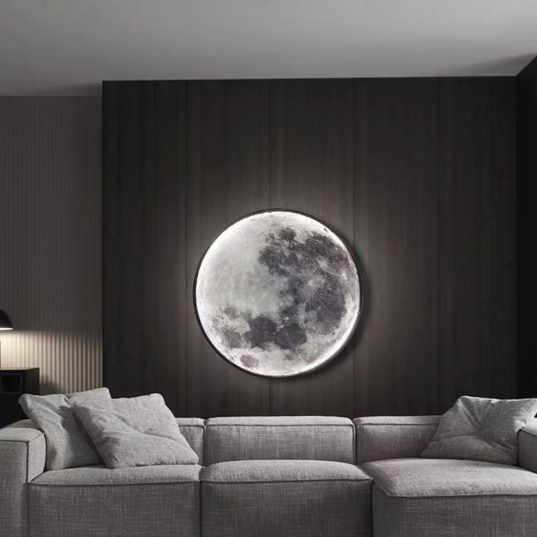 Lucéleste – Lámpara de Pared LED Luna y Tierra Astroclaro
