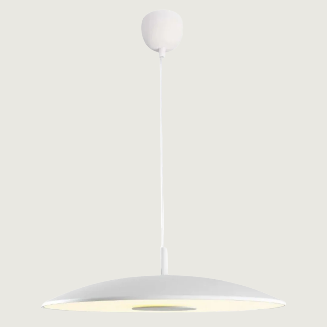 Sica - Lámpara Colgante LED Moderna de Hierro Níquel para Techo - Iluminación Decorativa para Interiores