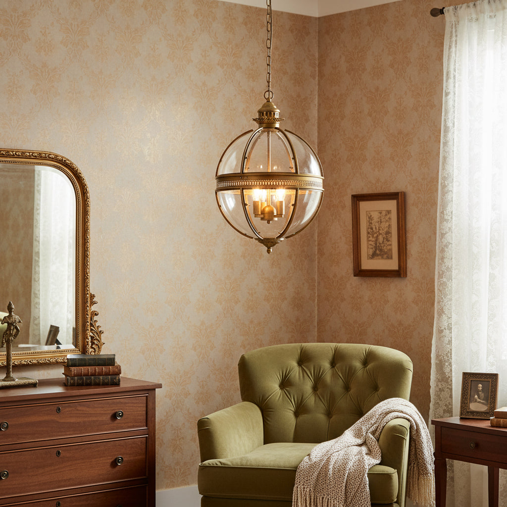 Lámpara farol de globo Duquesa en un comedor elegante – imagen 6