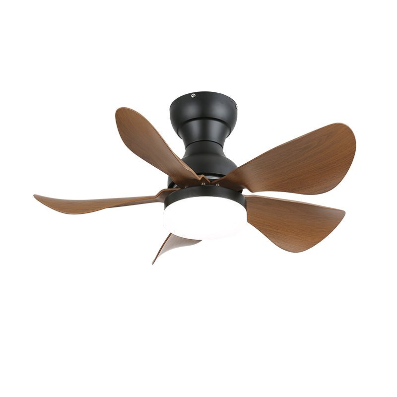 Ventilador de techo con luz Bonela en un dormitorio acogedor – imagen 14