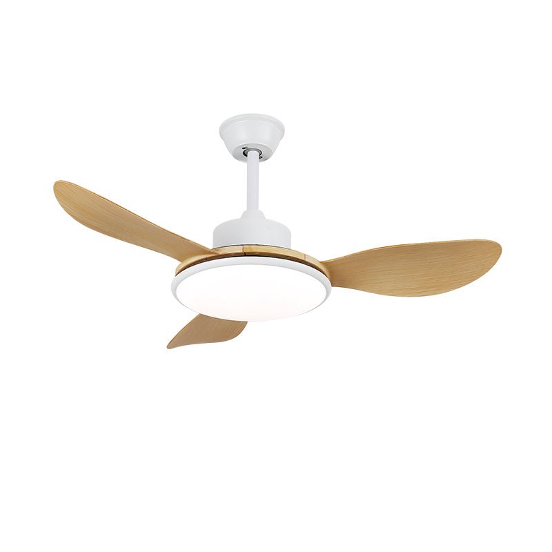 Ventilador de techo con luz Calmira en un salón contemporáneo – imagen 10