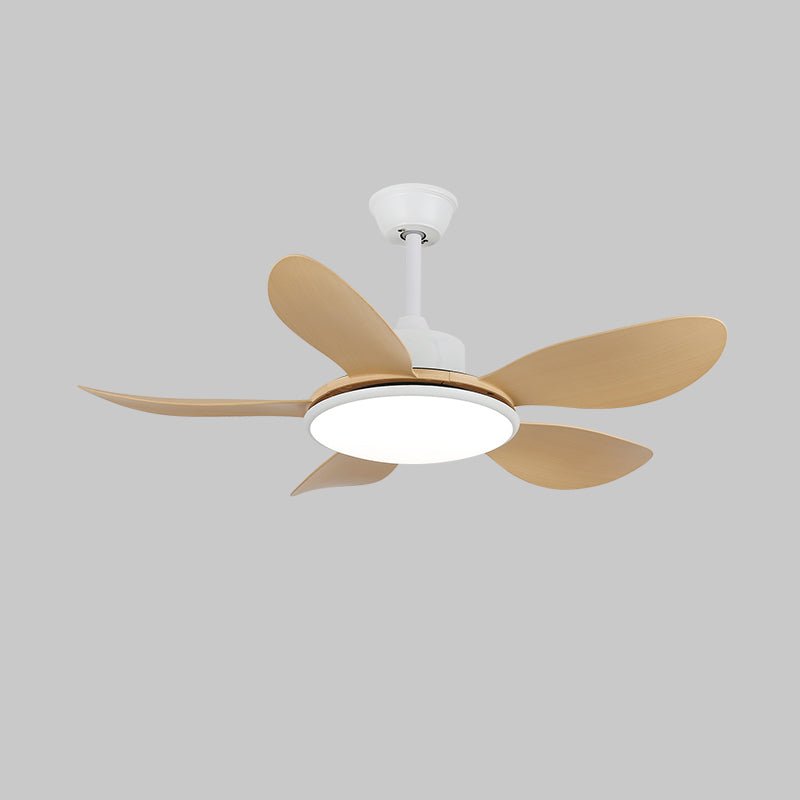 Ventilador de techo con luz Calmira en un salón contemporáneo – imagen 15