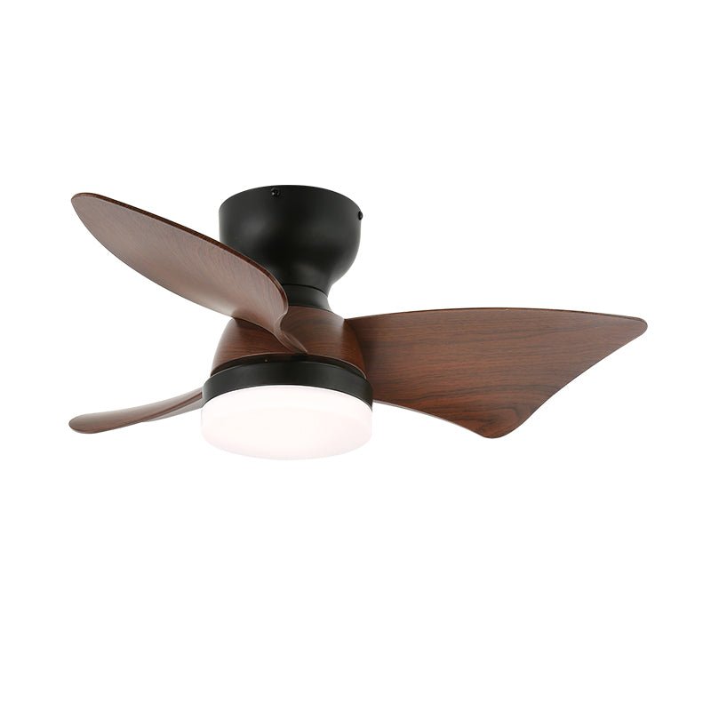 Ventilador de techo con luz Lirena en un dormitorio sereno – imagen 17