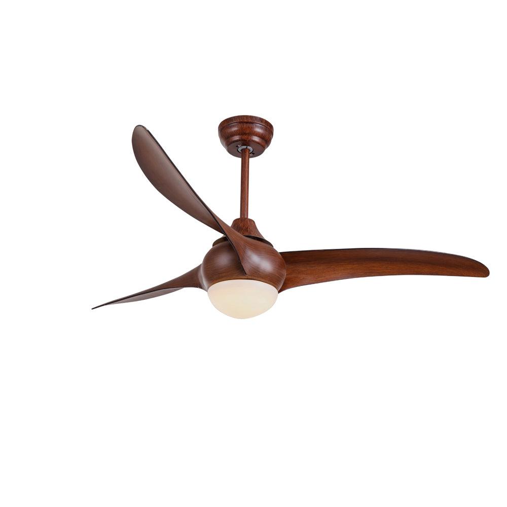 Ventilador de techo con luz Casela en un salón de estilo rústico – imagen 14