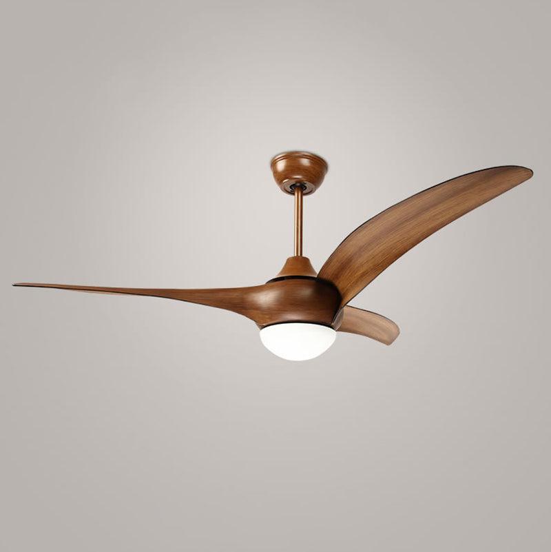 Ventilador de techo con luz Casela en un salón de estilo rústico – imagen 18