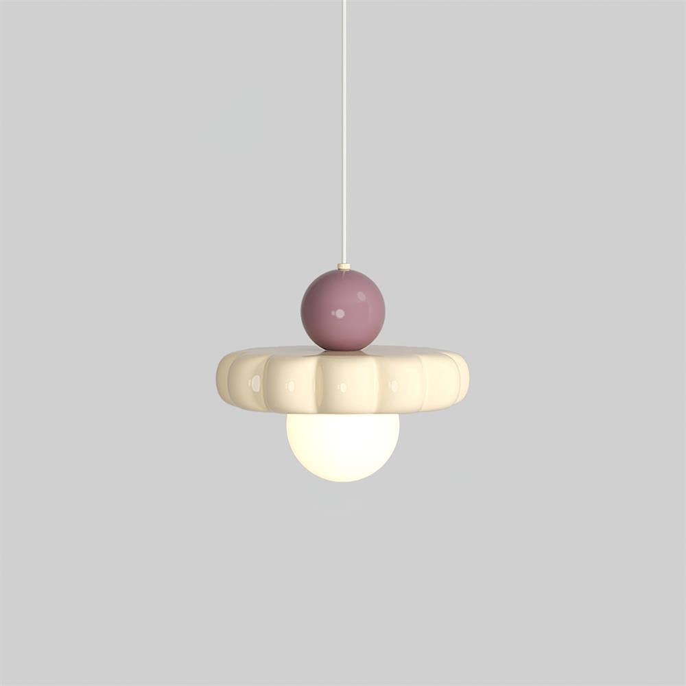 Mini lámpara colgante retro Vainela en una cocina luminosa – imagen 19