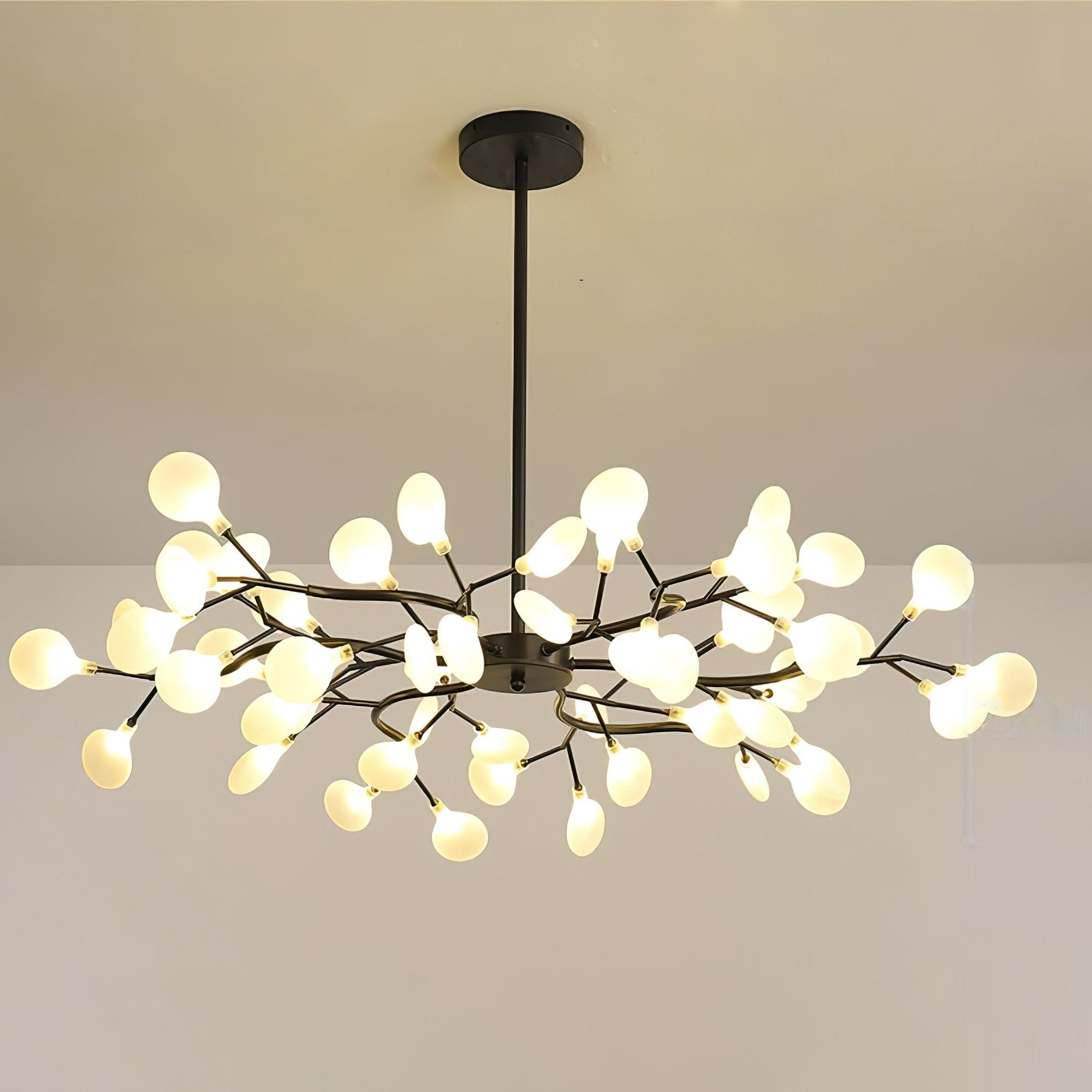 Chandeliers de Diseño Moderno con Forma de Satélite y Efecto Luciérnaga – Varios Tamaños Disponibles 12