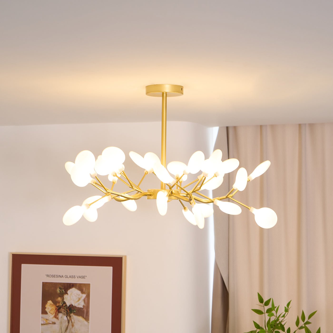 Chandeliers de Diseño Moderno con Forma de Satélite y Efecto Luciérnaga – Varios Tamaños Disponibles 3