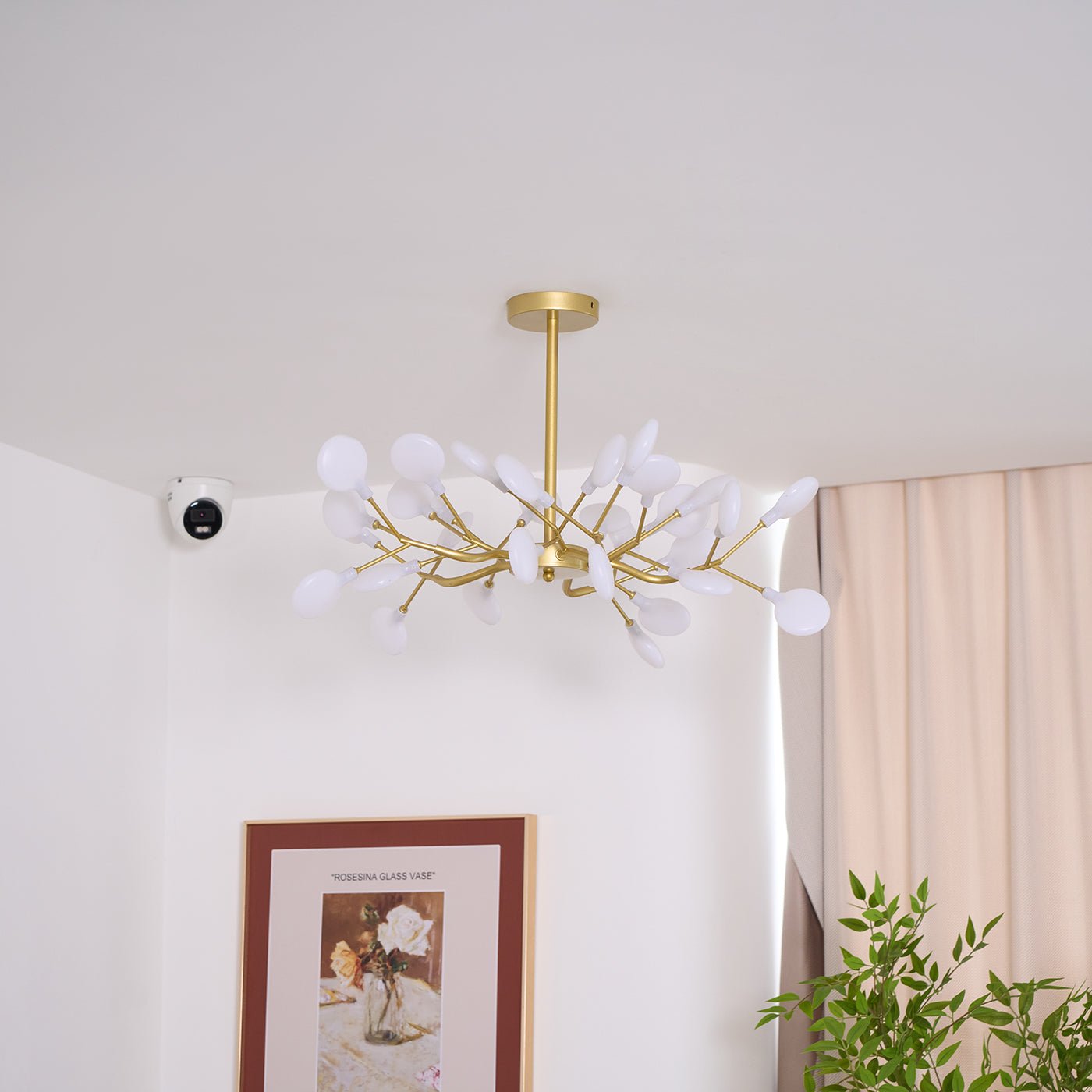 Chandeliers de Diseño Moderno con Forma de Satélite y Efecto Luciérnaga – Varios Tamaños Disponibles 4
