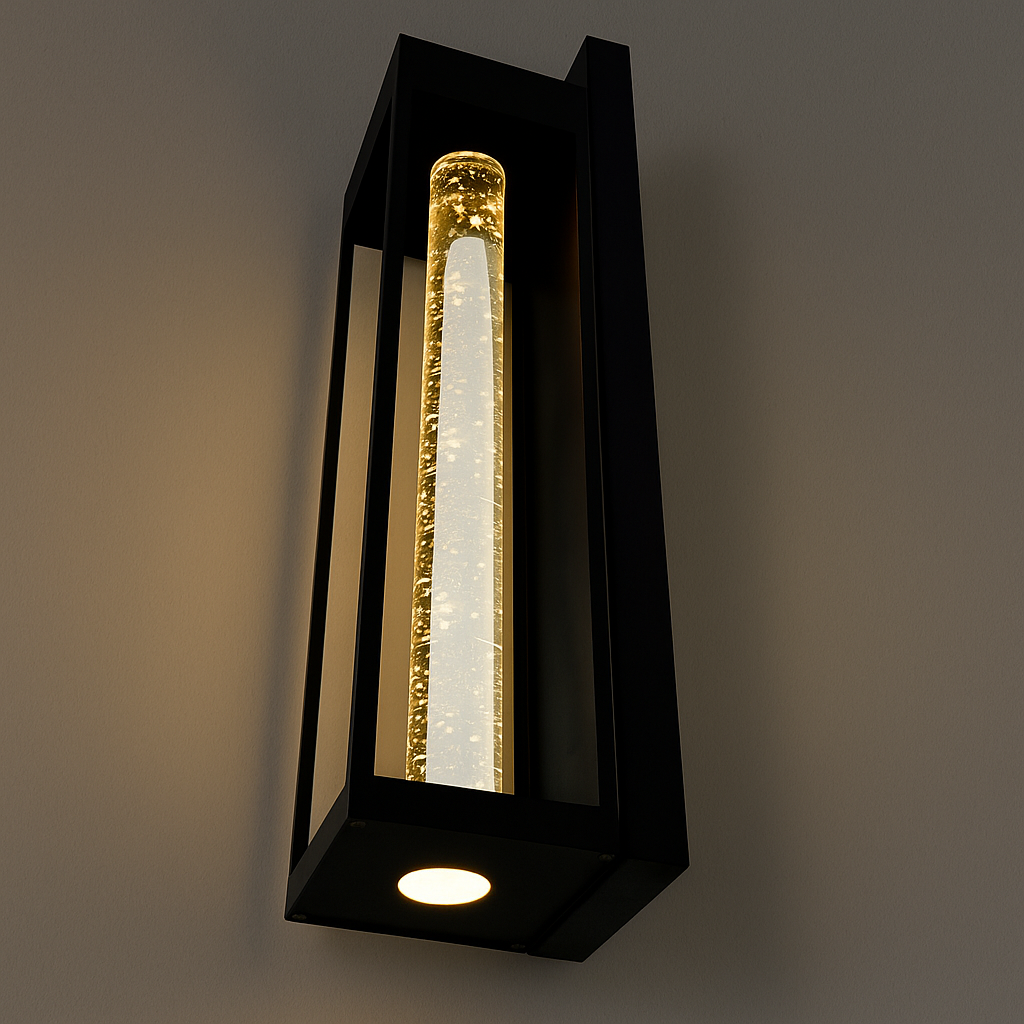 Aplique de pared exterior LED Portela en la entrada de una casa – imagen 6
