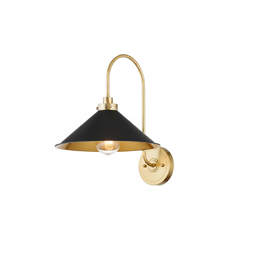 Aplique de pared con brazo de cuello de cisne Garzela – vista principal