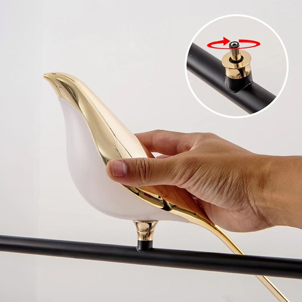 Avesa - Lámpara Colgante Artística con Diseño de Aves y LED