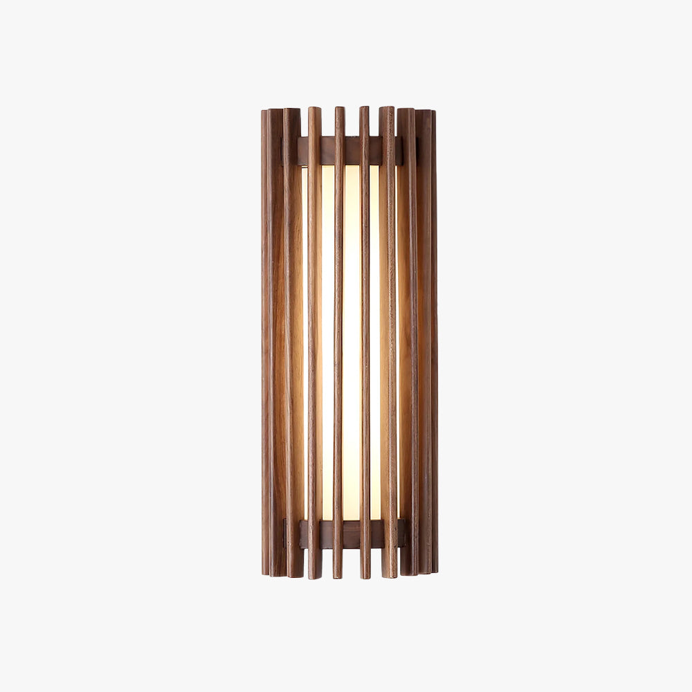Aplique de pared de madera Listela en un salón de estilo natural – imagen 2