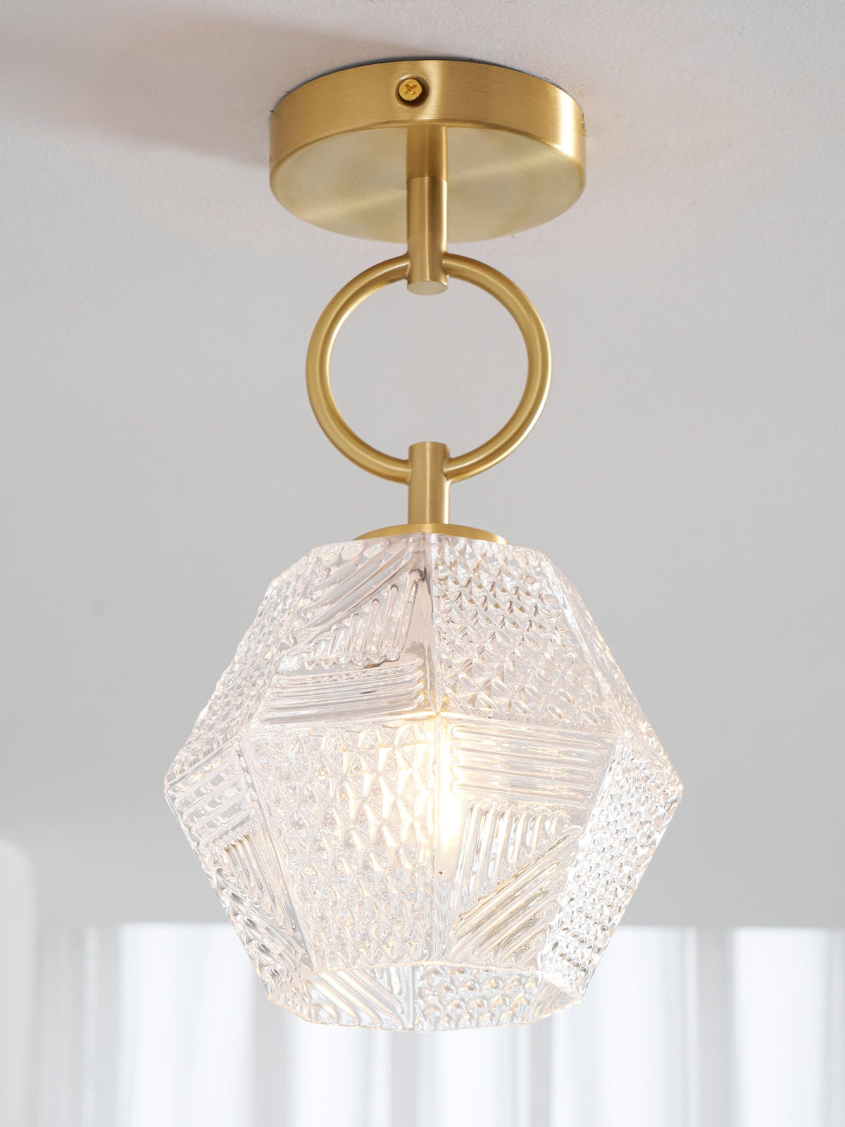 Lámpara de techo art déco Joyela en un dormitorio elegante – imagen 29