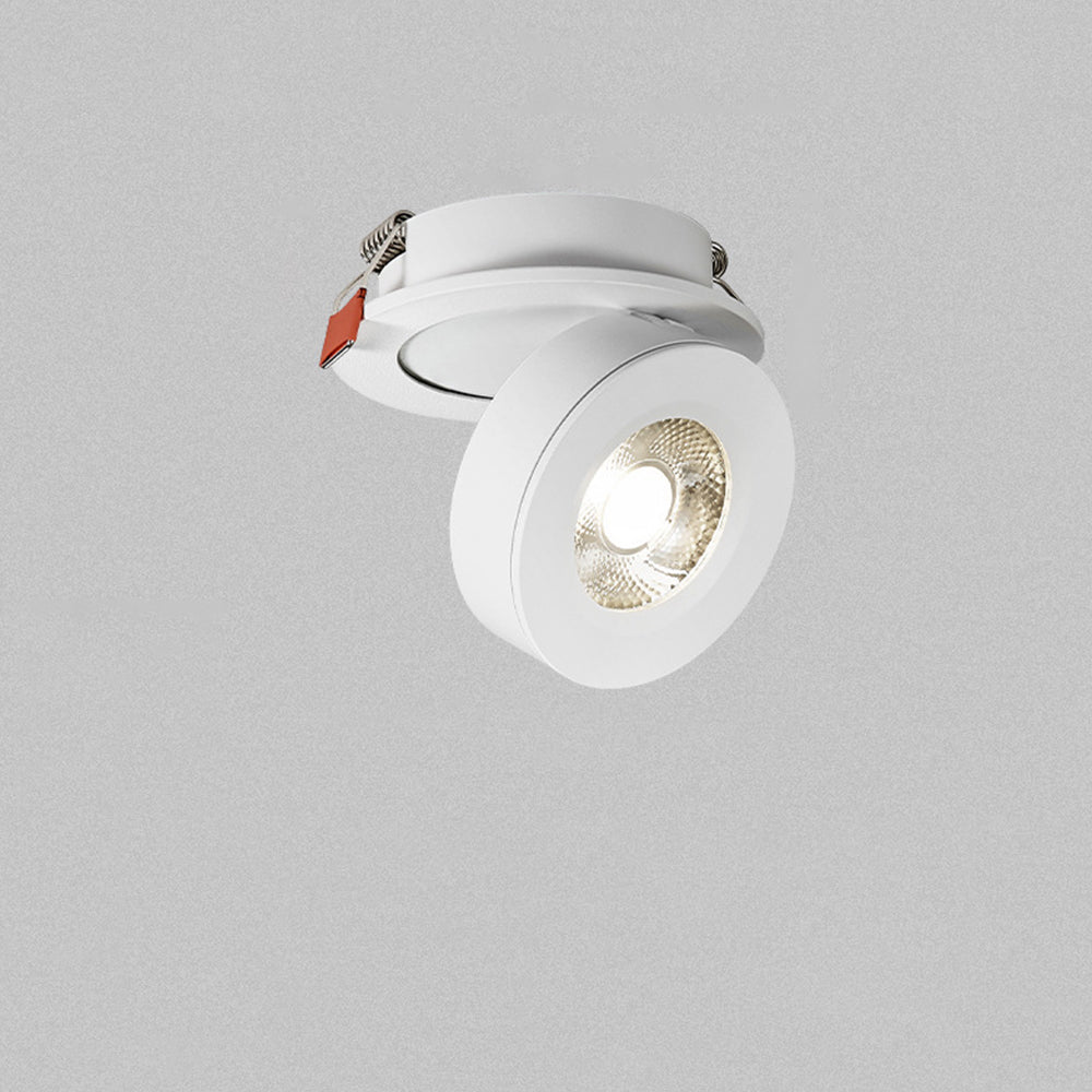 Downlights LED de Techo Redondos de Aluminio Ajustables 360° para Pasillos 4