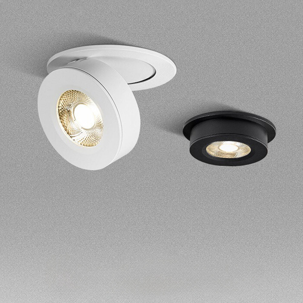 Downlights LED de Techo Redondos de Aluminio Ajustables 360° para Pasillos 8