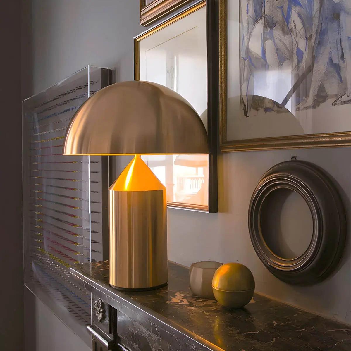 LuzArco - Lámpara de Mesa Minimalista con Luz LED