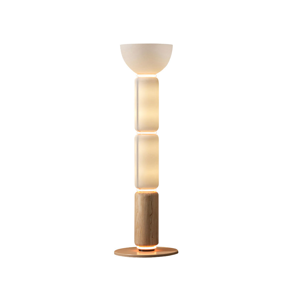 Lámpara de pie columna de cristal Vitrona – vista principal