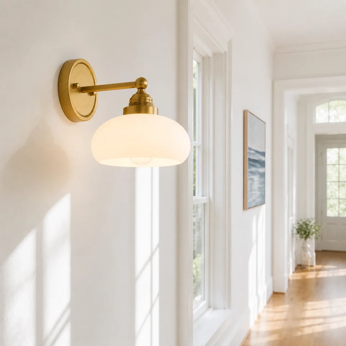 Aplique de pared vintage Ferrola en un baño con encanto – imagen 12