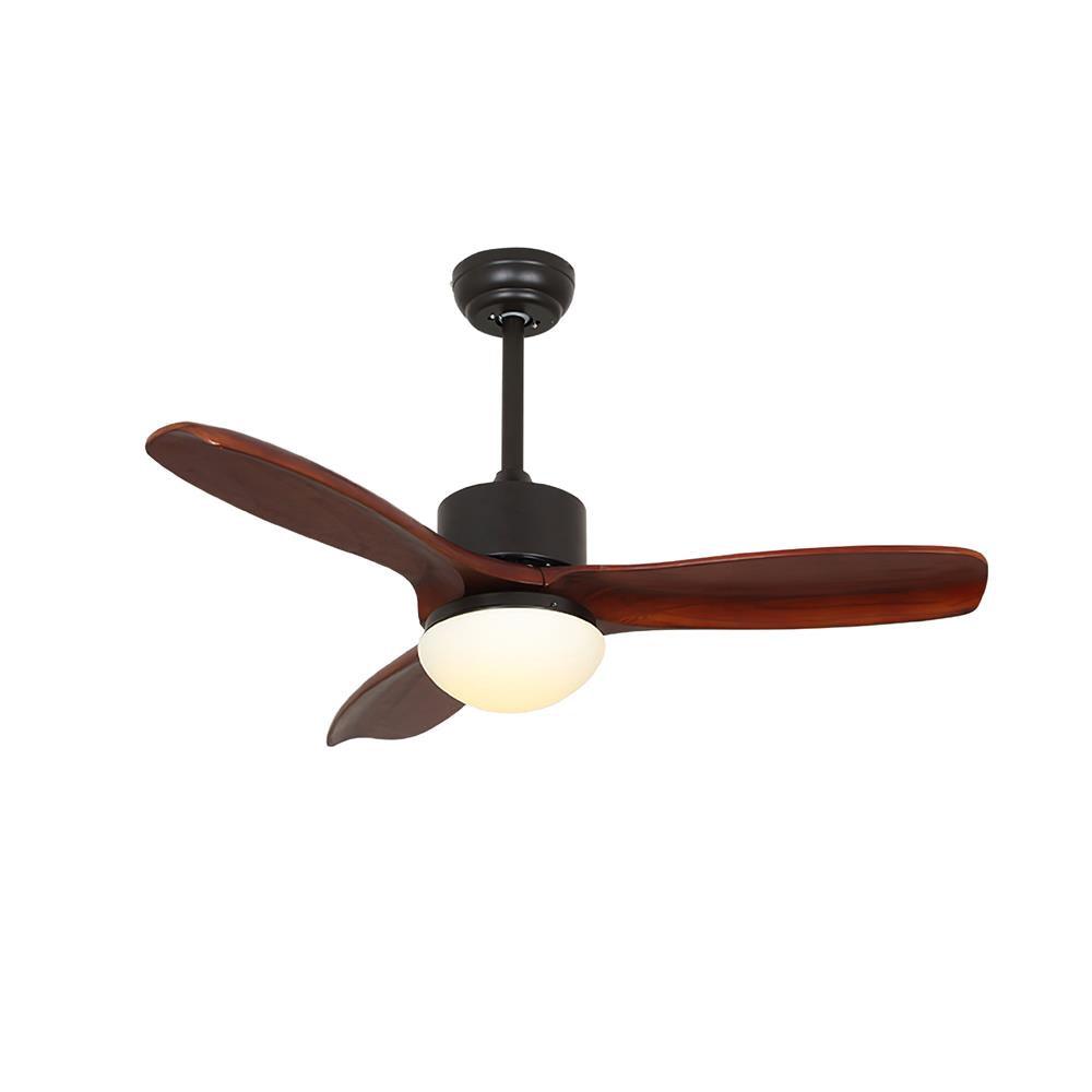 Ventilador de techo con luz Ribera en un dormitorio sereno – imagen 12
