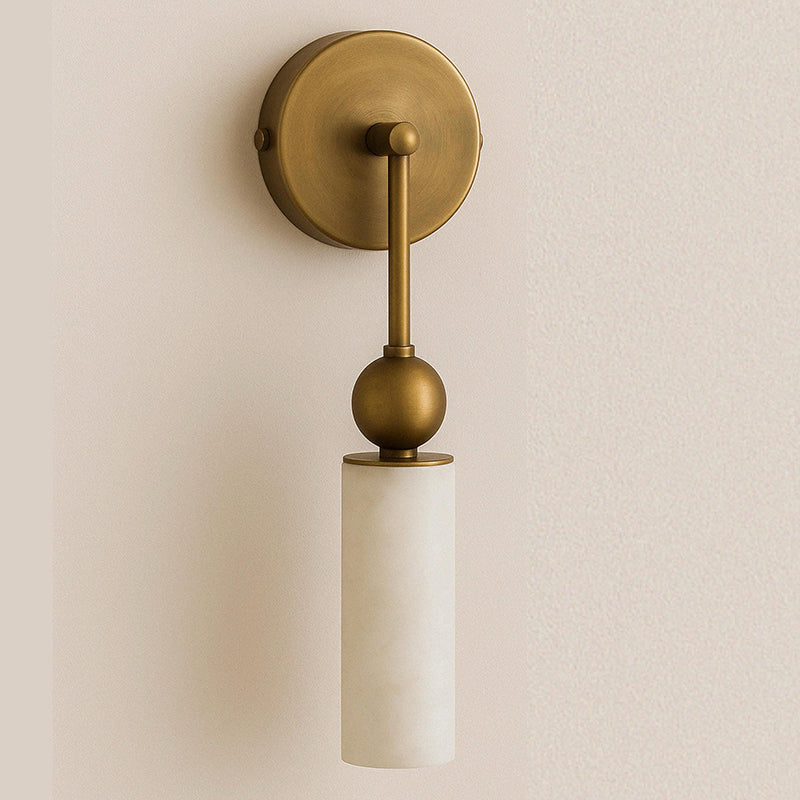 Aplique de pared de alabastro Halbara – vista principal