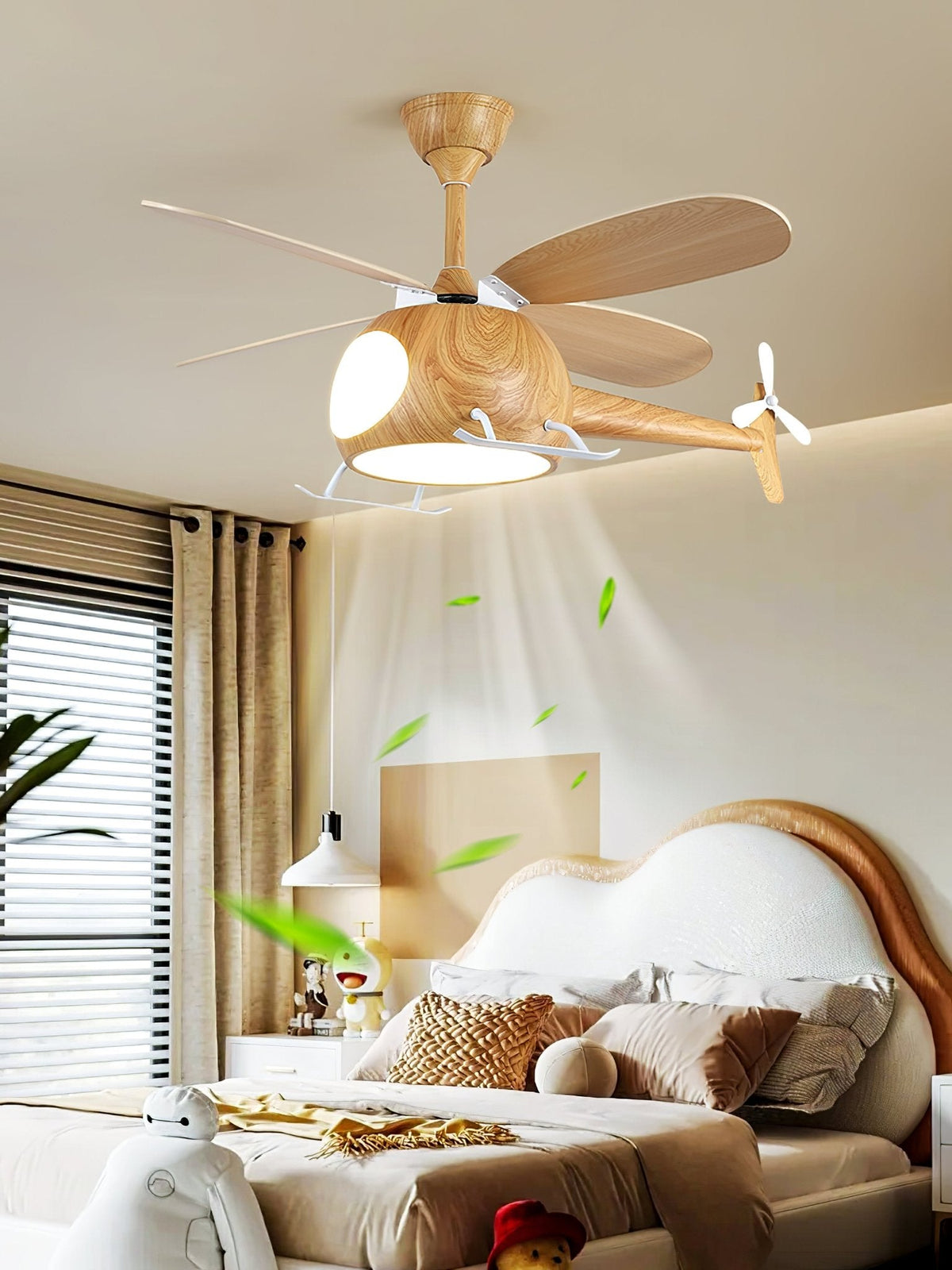 Ventilador de techo infantil con luz Vuelito en una habitación infantil – imagen 10