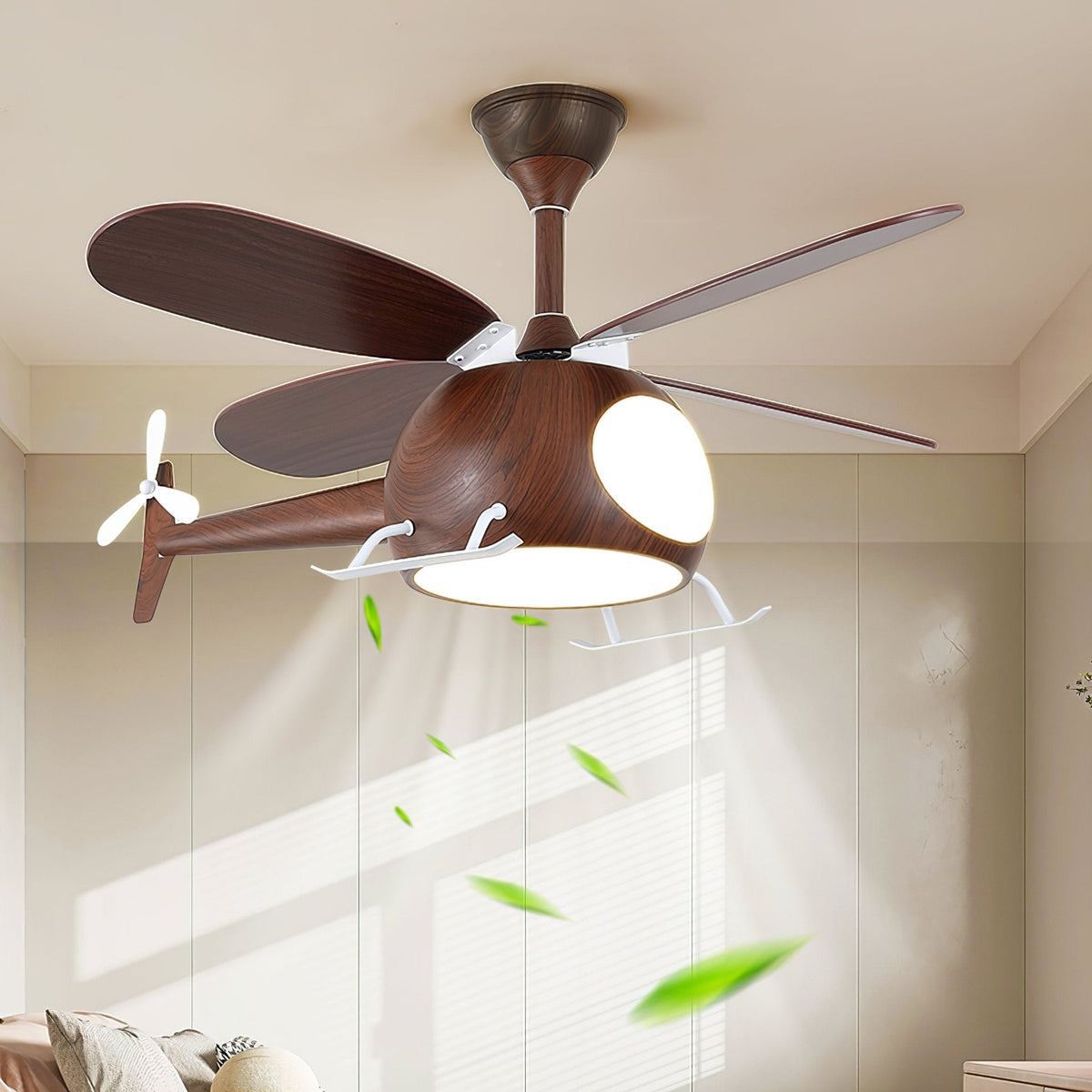 Ventilador de techo infantil con luz Vuelito en una habitación infantil – imagen 8