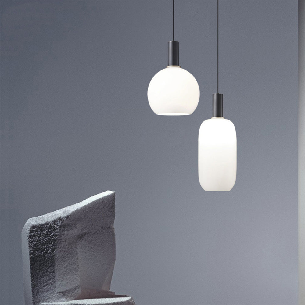 Iluminación Colgante Moderna para Isla de Cocina - Diseño Elegante en Latón y Vidrio 2