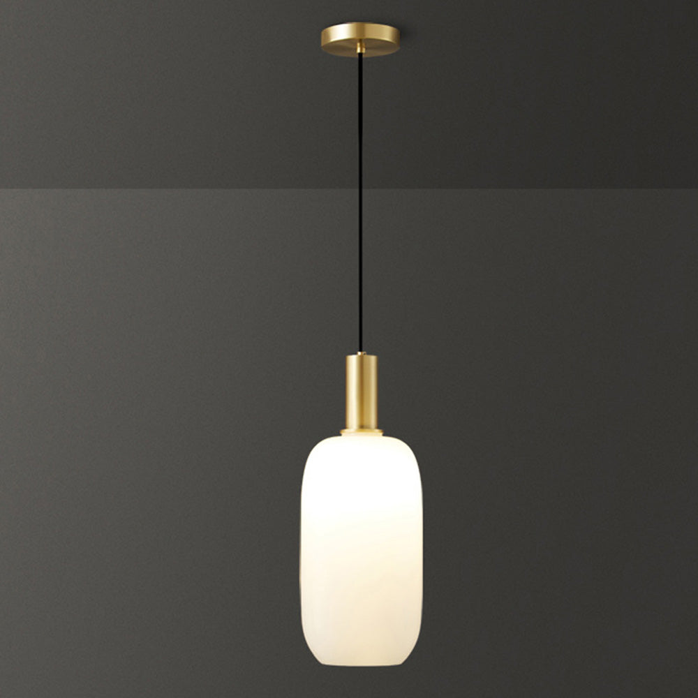 Iluminación Colgante Moderna para Isla de Cocina - Diseño Elegante en Latón y Vidrio 9