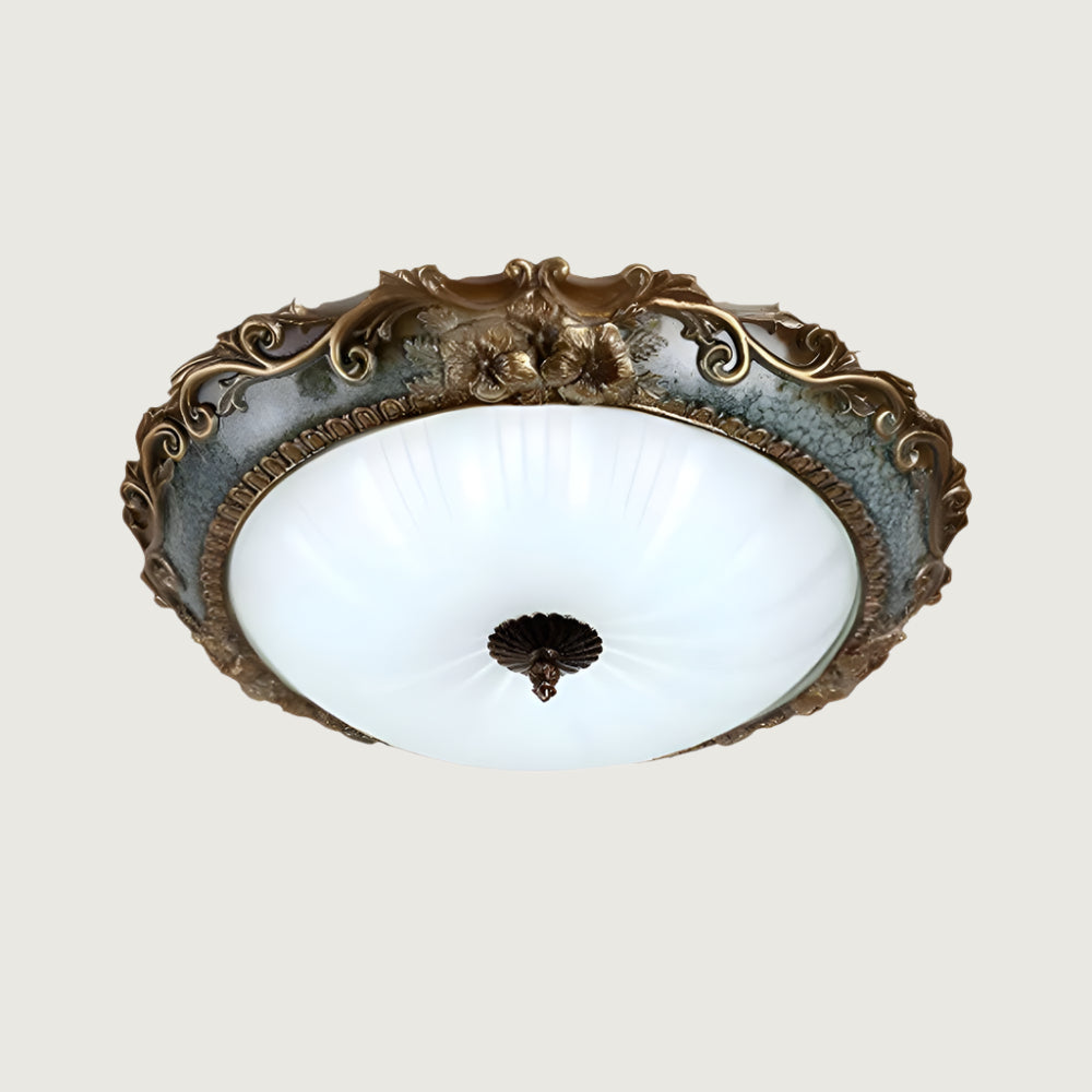 Iluminación de Techo Moderna de Resina, Lámpara Flush Mount con Diseño Contemporáneo 7