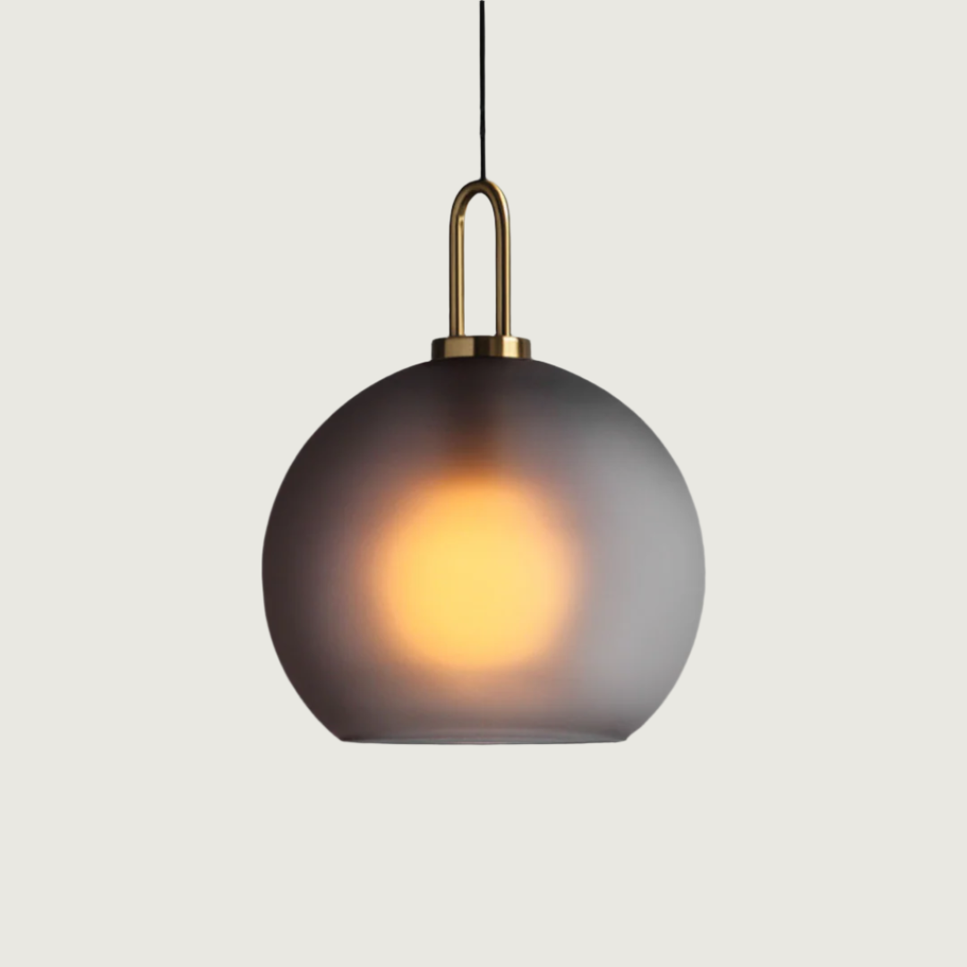 Livana - Lámpara Colgante de Vidrio Simple Nórdica – Diseño Minimalista para Iluminación Moderna