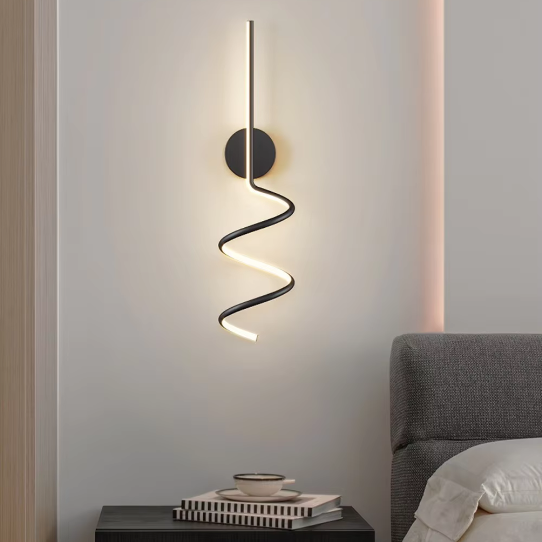 Vortix: Aplique de Pared Moderno LED con Diseño Espiral Astroclaro