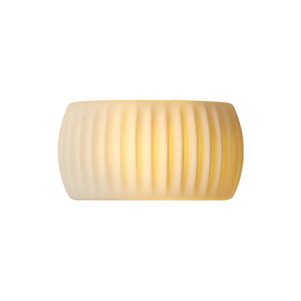Astroclaro Nara: Aplique de Pared Minimalista LED de Metal y Resina – Naranja/Verde/Blanco