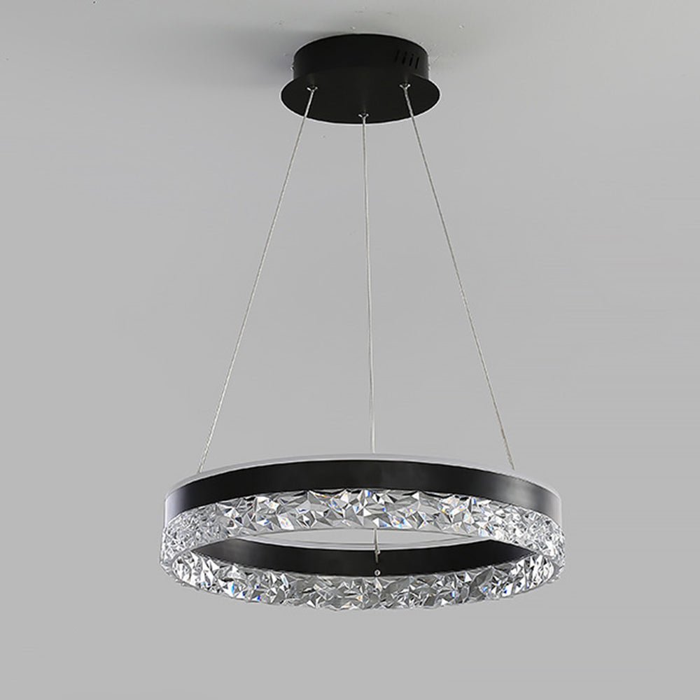 Lámpara Colgante Circular LED de Lujo Ligero – Diseño Minimalista y Eficiente 1