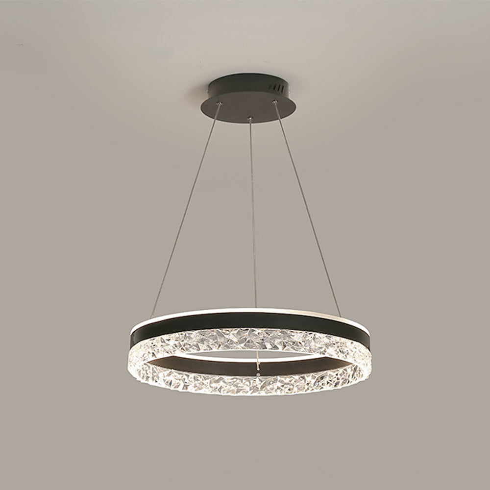 Lámpara Colgante Circular LED de Lujo Ligero – Diseño Minimalista y Eficiente 2